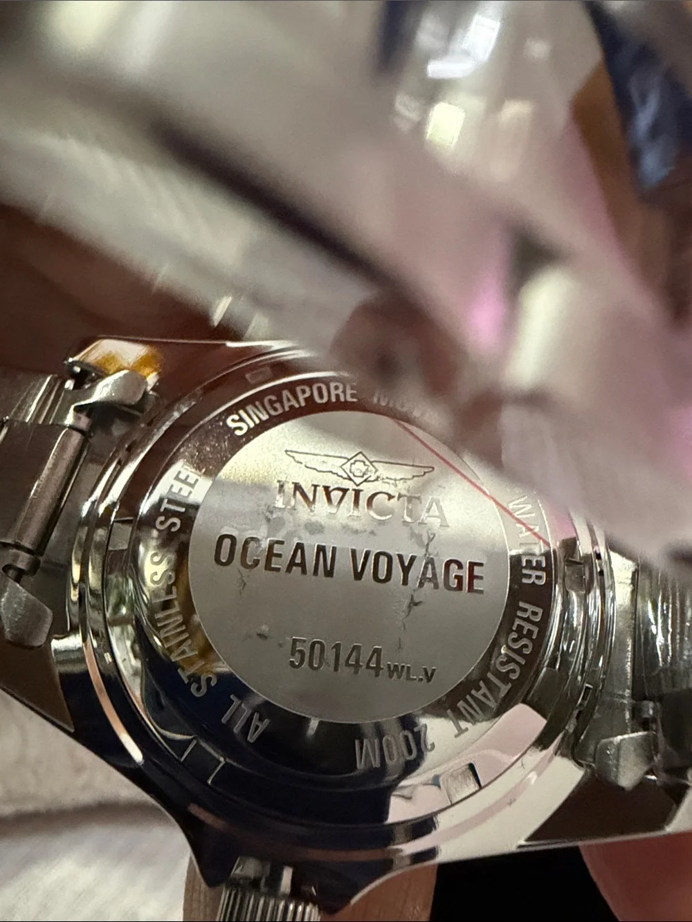 Invicta Blue Dial Silver-Tone Dive Watch